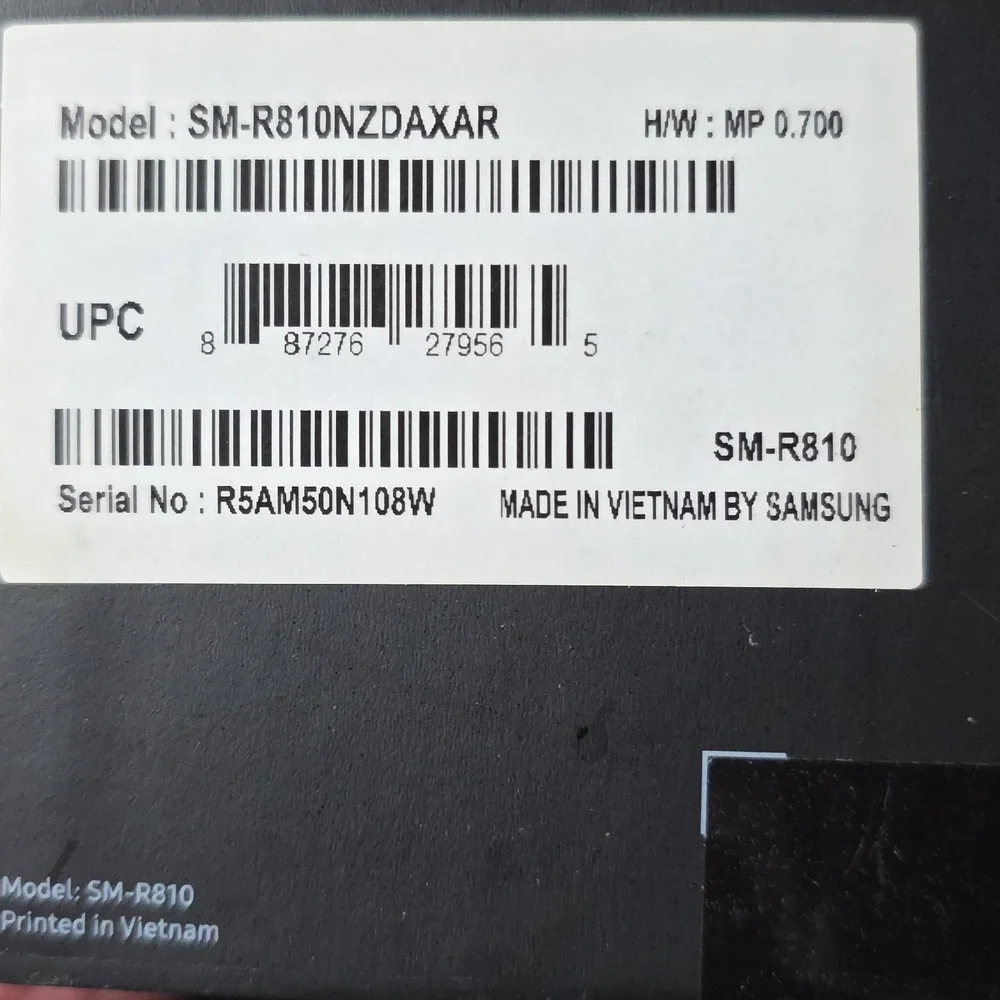 Samsung Rosegold Smartwatch with 5 Bands And Charger